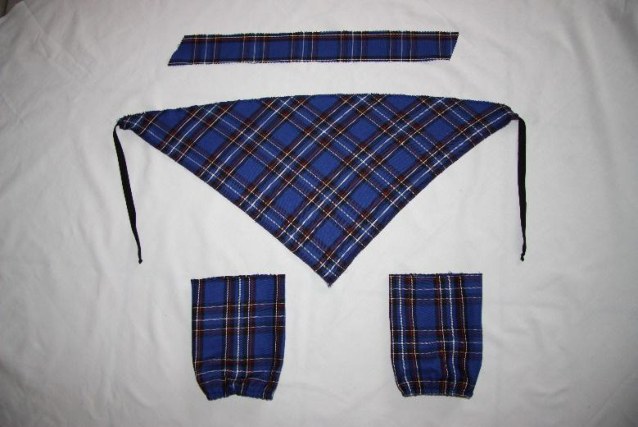 Ensembles écossais bleus